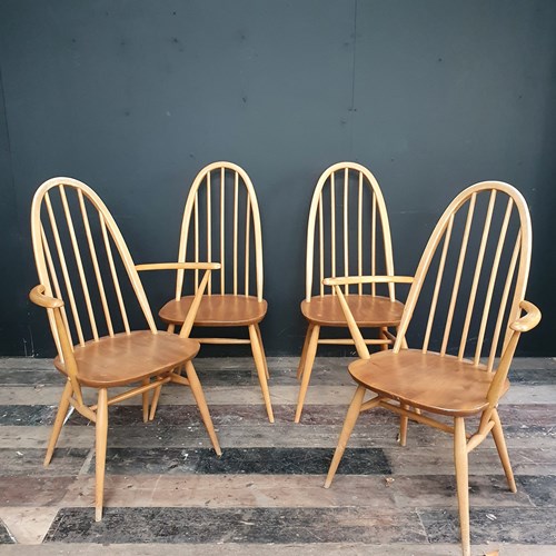 Set Of Four Ercol Chairs