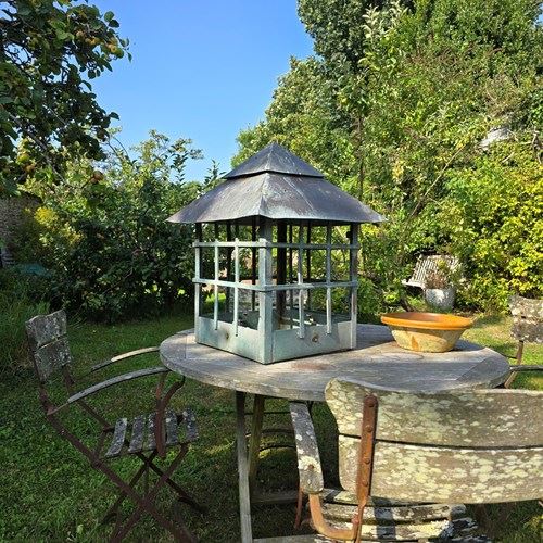 Large Copper Garden Terrarium