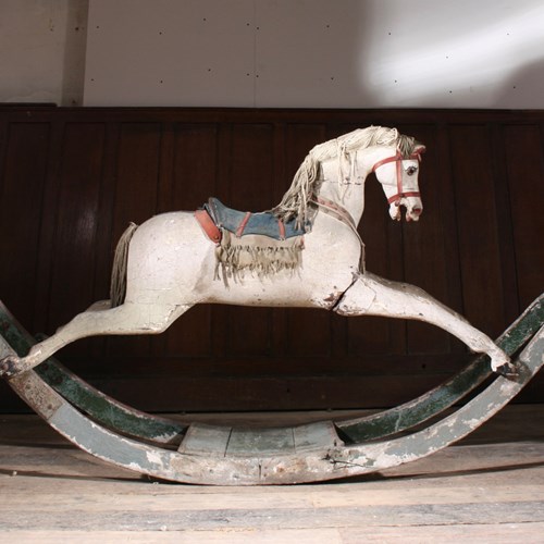Early 19Th Century Rocking Horse