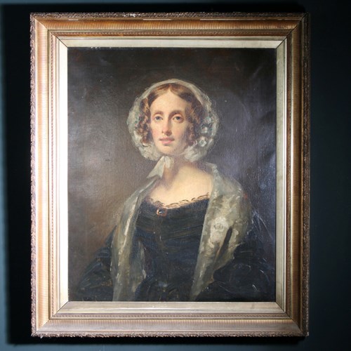 Portrait Of A Lady, Oil On Canvas 1830