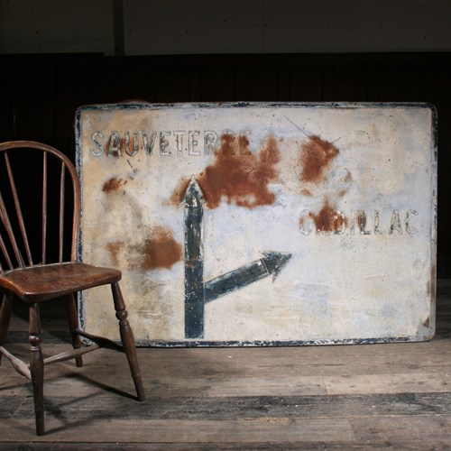 Original Bordeaux Road Sign