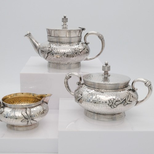 American Aesthetic Moment Silver Plated Tes Set  By Meriden B Company