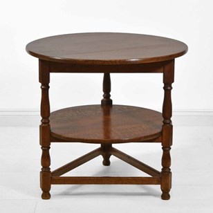 Heals Oak Occasional Cricket Table ...