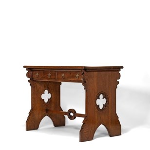 Late 19Th Century Gothic Revival Oa...