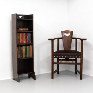 Liberty & Co 'Heart' Narrow Oak Ope...