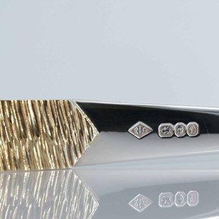 Sterling Silver & Silver Gilt Lette...