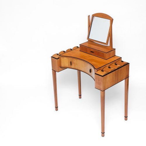 Bespoke Art Deco Revival London Plane Ebony Dressing Table Francesca Graham 1984