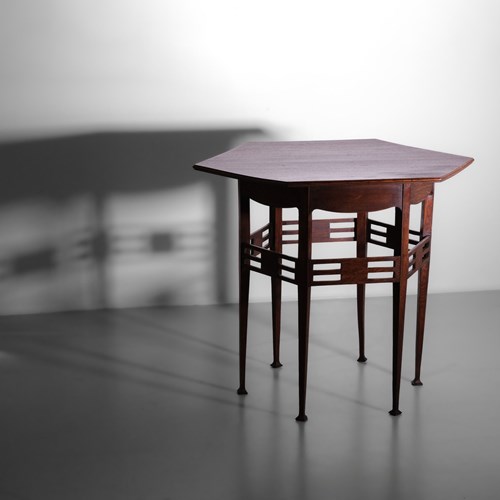 William Birch For Liberty & Co Arts And Crafts Oak Side Table