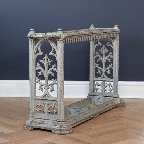 Victorian Country House Gothic Revival Cast Iron Stick Stand Coalbrookdale