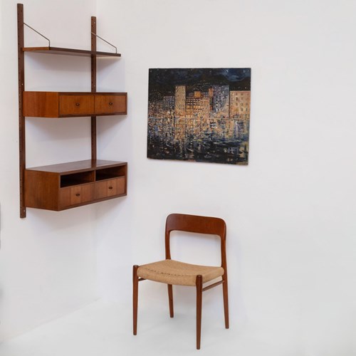 1960S Poul Cadovius Danish Royal Modular Teak Wall Shelves & Drawers