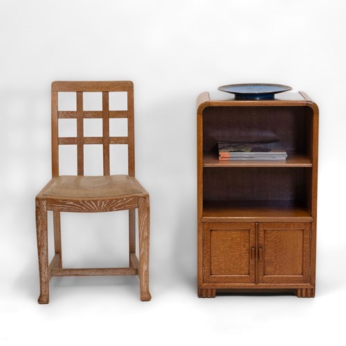 Betty Joel Silky Oak Side Cabinet For Token Works 1930S Art Deco