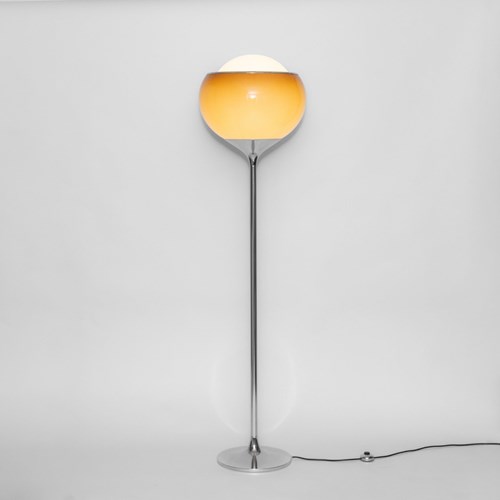 Vintage Harvey Guzzini Bud Grande Floor Lamp 1970S