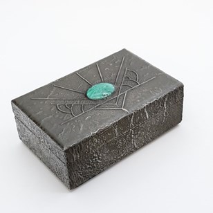 Art Deco /Arts & Crafts Pewter Box ...