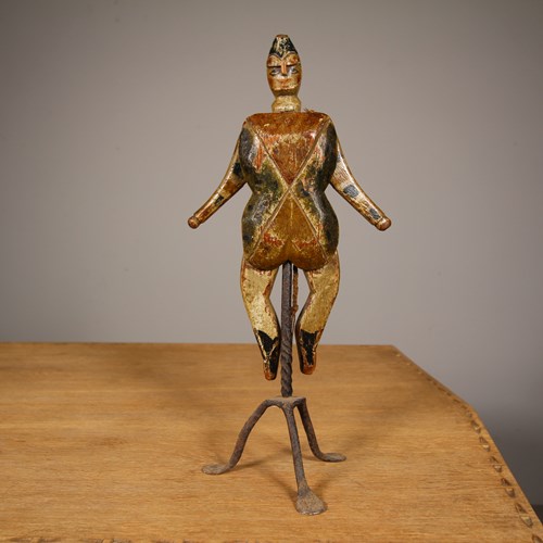 Amazing English 19Th Century  Antique Jumping Jack 