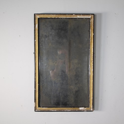 English 18Th Century Antique Gilt Mirror – Mercury Plate