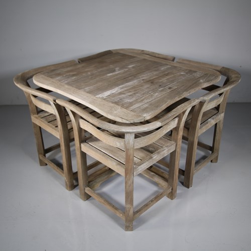 Rare Lister 1920’S Teak Garden Dining Set – Most Expensive Model