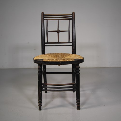 William Morris Antique Sussex Chair By Ford Maddox Brown