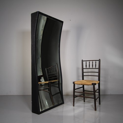 Edwardian Antique Full Length Fairground Mirror