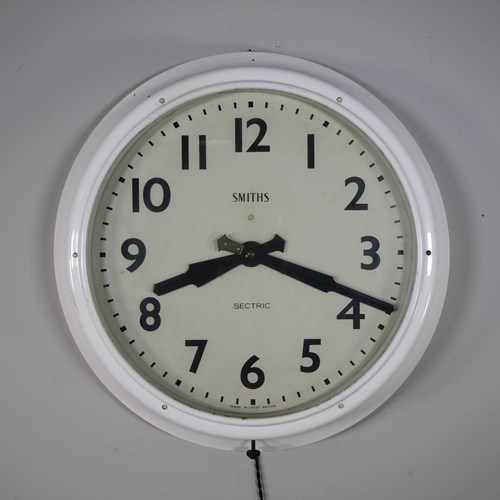 Large 1930’S Smiths Sectric Hospital Wall Clock 