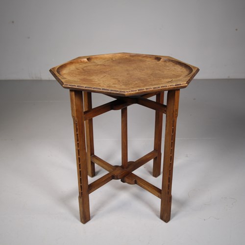 1930’S Cotswold School Walnut Coffee Table 