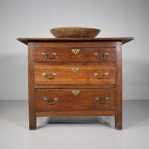 18Th Century Welsh Antique Oak Chest Of Drawers