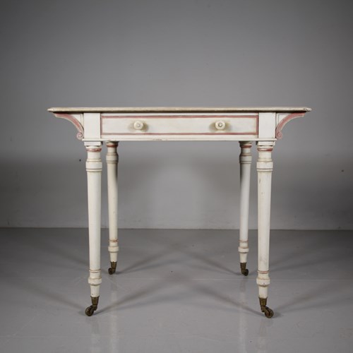 Holland & Sons Antique Writing Table In Original Paint