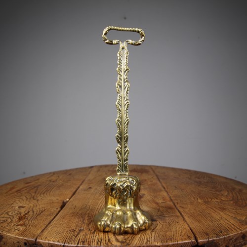 English Antique Lion’S Paw Doorstop