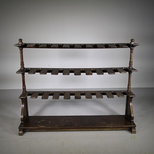 Large English Country House Antique Boot Rack