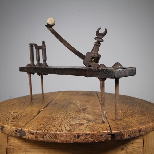 Regency English Antique Knurr & Spell Lawn Game