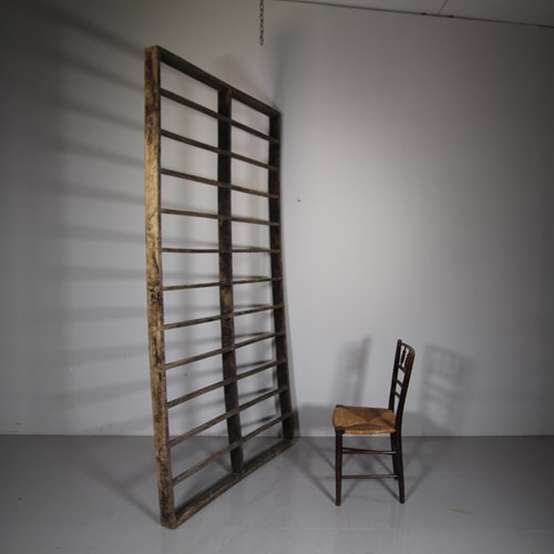 Massive Georgian Welsh Antique Elm Rack