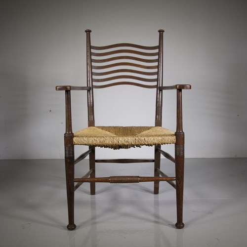 William Birch Arts & Crafts Antique Armchair