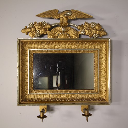 Fabulous 19Th Century Antique Gilt Wall Mirror