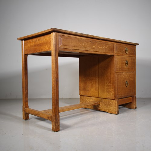 Rare Heals 1930’S Oak Writing Desk By Reynolds