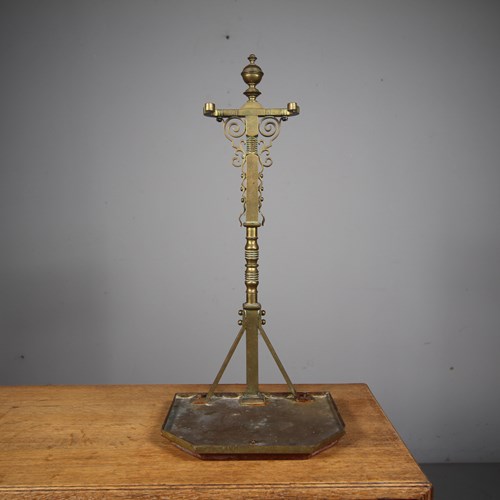 Benham & Froud Antique Aesthetic Brass Poker Stand