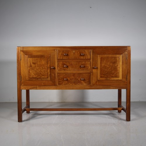 1920'S Heals Of London Walnut Dresser - Labelled 