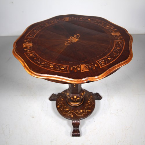Fabulous 19Th Century Irish Antique Killarney Table 