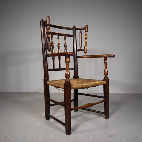 Rare 18Th Century Antique Cheshire Armchair – Listed