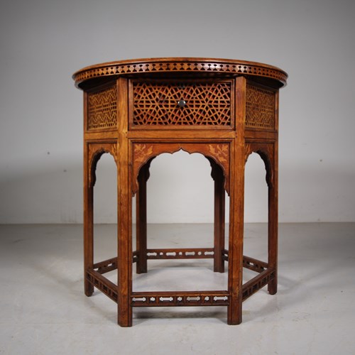Exceptional 19Th Century Antique Moorish Centre Table