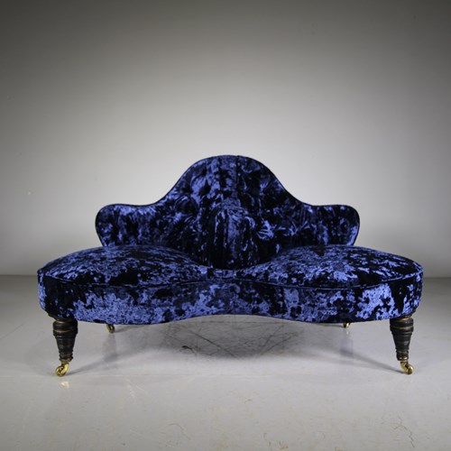 English 19Th Century Antique Gillows Sofa 