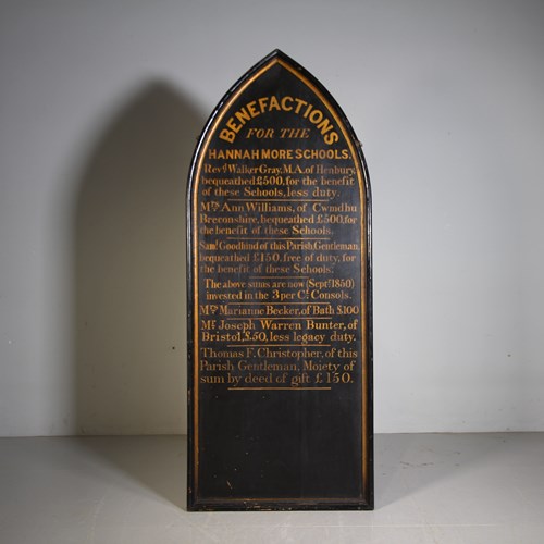 Beautiful Welsh Borders 19Th Century Original Painted Antique Sign