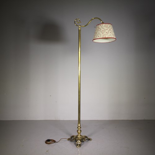 English Edwardian Antique Floor Lamp – Rewired – 2 Available