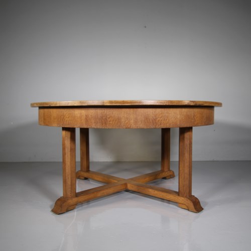 Large 1930’S English Oak Centre Table By E.Gomme For Heals 