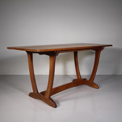 1930'S Gimson Design Antique Walnut Dining Table 