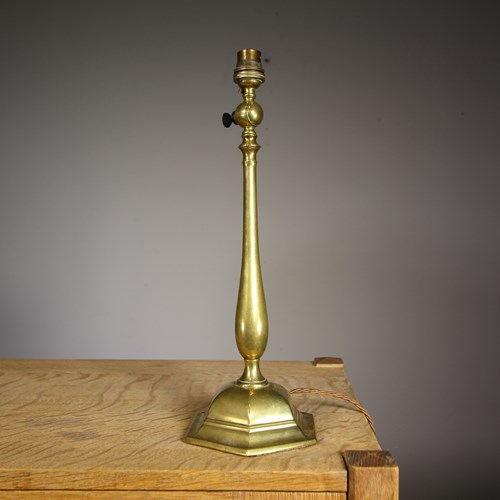 English Faraday & Sons Antique Extending Table Lamp 