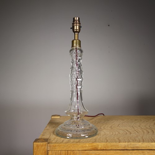 19Th Century Antique Cut Glass Table Lamp – Rewired