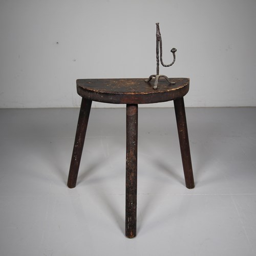 English Georgian Antique Low Side Table 