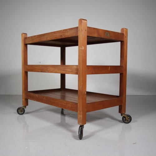 Heals 1930’S Teak Trolley Made By Castles 