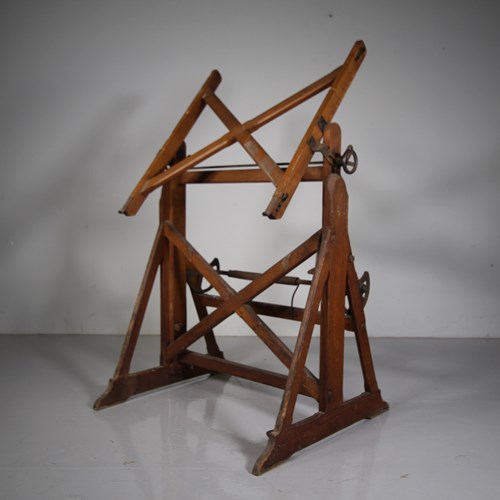 English 19Th Century Antique Architect’S Drawing Board Stand 