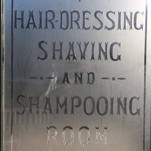 Fabulous English Antique Pine Hairdressing Door – Circa 1870