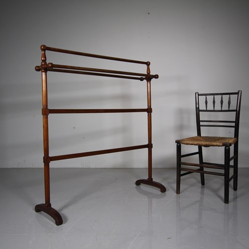 Oversized English Country House Antique Clothes Rail